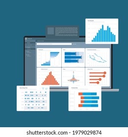 
Dashboard graphs. Theme design. Data base. Power bi. EPS10