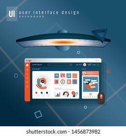 Dashboard, great design for any site purposes. 