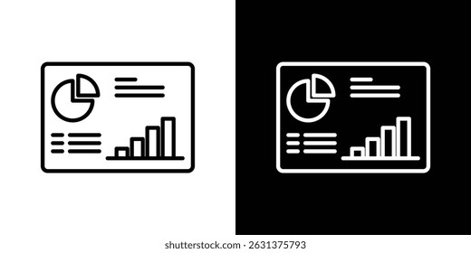 Dashboard icon in black vector format
