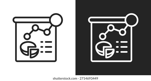 Dashboard Icon In Black And White Line Style