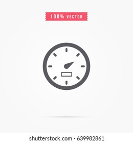 Dashboard icon. car sign