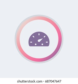Dashboard icon. car sign