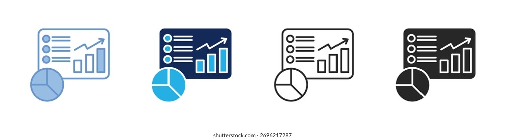 Dashboard Icon Collection Featuring Multiple Styles