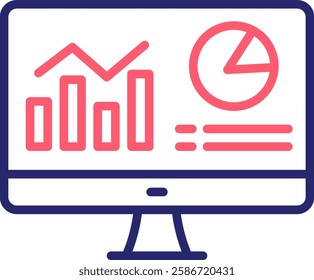 Dashboard Icon Color Vector Illustration