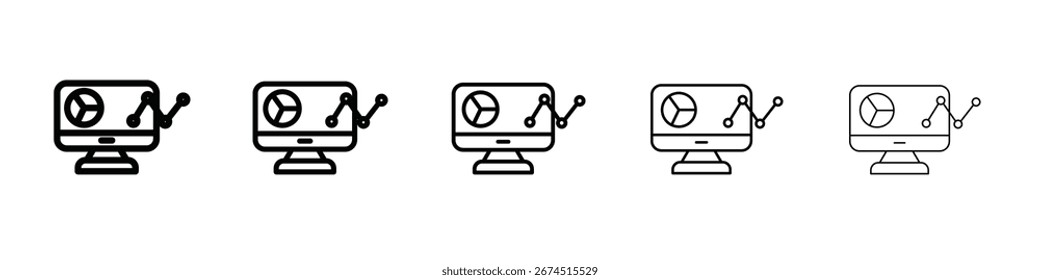 Dashboard-Symboldesign, Logo, App, Benutzeroberfläche. Vektorgrafik, EPS