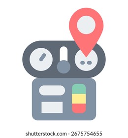 Elemento De Icono Del Panel De Control Para Diseño