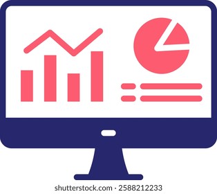 Dashboard Icon Fill Vector Illustration