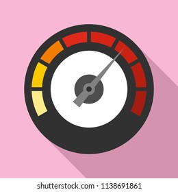 Dashboard icon. Flat illustration of dashboard vector icon for web design