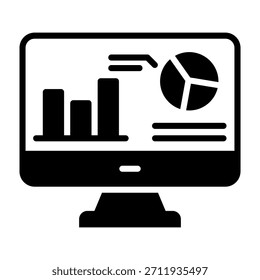 Dashboard Icon Glyph Design Vector Illustration