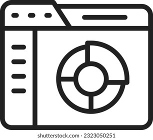 Dashboard Icon image. Suitable for mobile application.