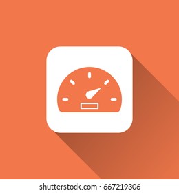 Dashboard icon with long shadow