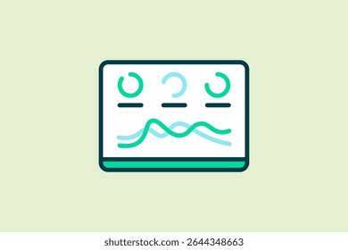 Icône Tableau de bord. associée aux éléments de l'interface utilisateur. convient pour le site web, l'application, les interfaces utilisateur, l'élément, imprimable, etc. style d'icône à plat. conception Image vectorielle simple modifiable