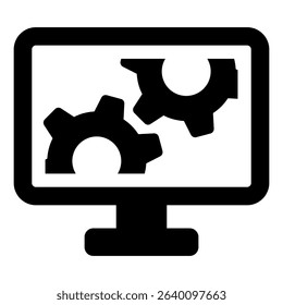 dashboard icon, simple design, vector illustration