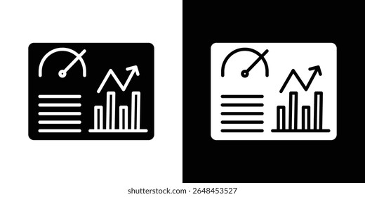 Dashboard icon symbol collection. Flat vector stock illustration.