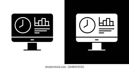 Dashboard icon symbol collection. Flat vector stock illustration.