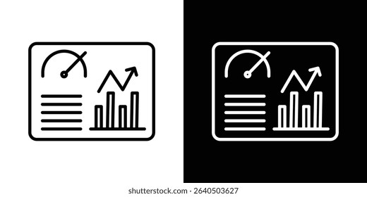 Dashboard icon symbol concept for graphic design, Website, UI. EPS