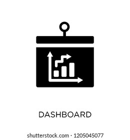 Dashboard icon. Dashboard symbol design from Analytics collection. Simple element vector illustration on white background.