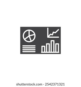 Dashboard icon Symbol mark in filled style