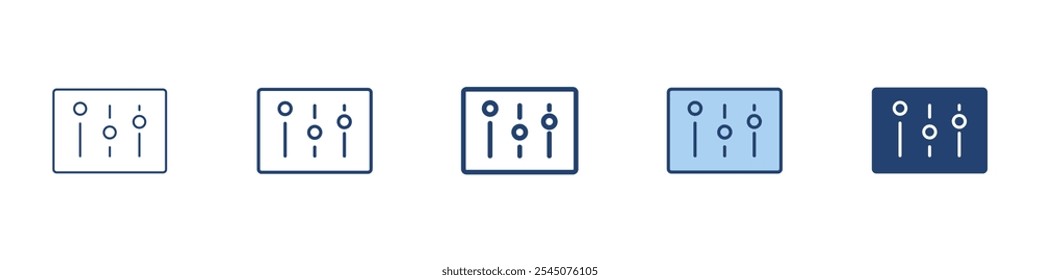 Dashboard icon Symbol set collection