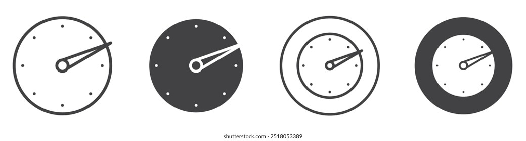 Dashboard icon thin line illustration