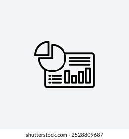 Dashboard icon in tree different line stroke sizes.