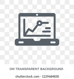 Dashboard icon. Trendy flat vector Dashboard icon on transparent background from Business and analytics collection. 
