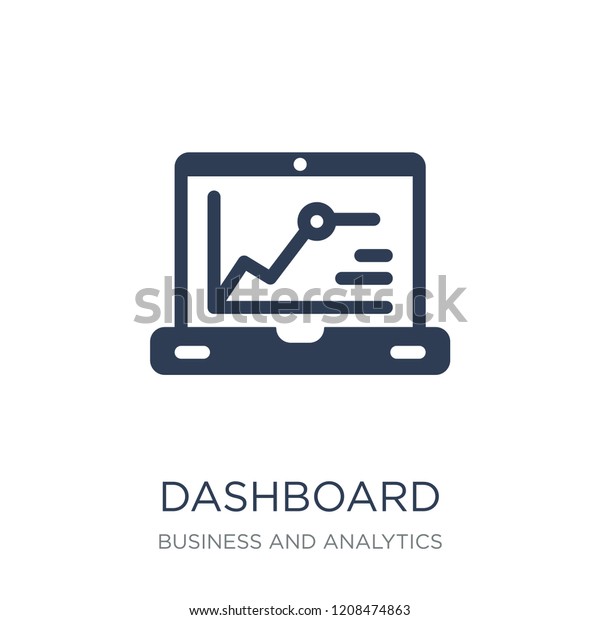 Dashboard Icon Trendy Flat Vector Dashboard Stock Vector (Royalty Free ...