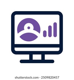 Dashboard-Symbol. Vektorsymbol mit zwei Tönen für Ihre Website, Ihr Handy, Ihre Präsentation und Ihr Logo-Design.