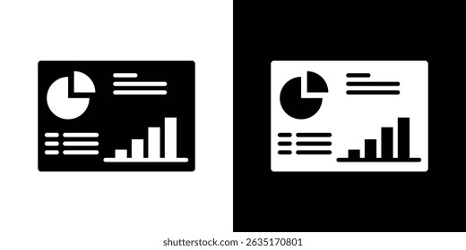 Dashboard icon Vector in flat style. Collection silhouettes