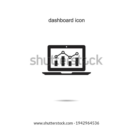 dashboard icon vector illustration graphic on background