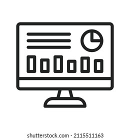 Dashboard Icon Vector Image. Can Also Be Used For Project Management. Suitable For Mobile Apps, Web Apps And Print Media.