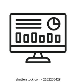 Dashboard Icon Vector Image. Can Also Be Used For Project Management. Suitable For Mobile Apps, Web Apps And Print Media.