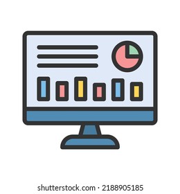 Dashboard Icon Vector Image. Can Also Be Used For Project Management. Suitable For Mobile Apps, Web Apps And Print Media.