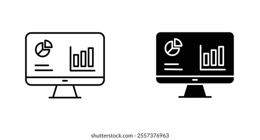 Dashboard Icon vector. liner and flat style icons set.