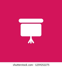 dashboard icon vector. dashboard sign on pink background. dashboard icon for web and app