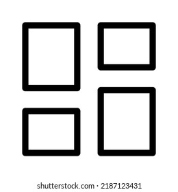 Ilustración de diseño de símbolo del vector de iconos de panel