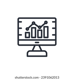 dashboard icon. vector.Editable stroke.linear style sign for use web design,logo.Symbol illustration.