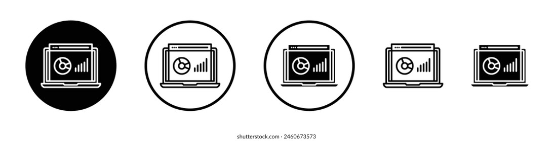 Dashboard Icons Collection. Monitoring and Analytics Symbols. Data Presentation and Performance Icons in Dual Style.