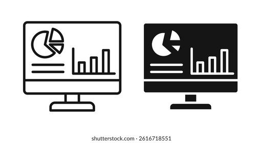 Dashboard icons set for website design