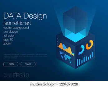 Dashboard infographic template with modern design annual statistics graphs. UI elements
