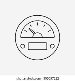 Dashboard line icon