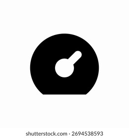 Vector de signo de icono de medidor de salpicadero