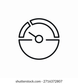 dashboard meter icon sign vector