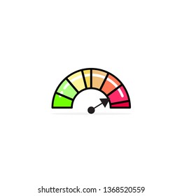 dashboard panel flat vector illustration