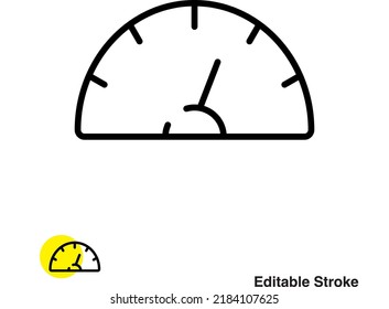 Dashboard Performance Vector Line Symbol