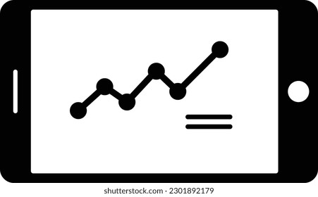 dashboard phone chart analysis diagram Glyph