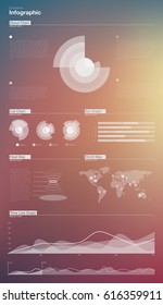 Dashboard theme creative infographic