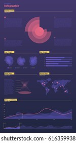 Dashboard theme creative infographic