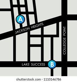 Dashboard theme creative infographic of city map navigation. Vector illustration.