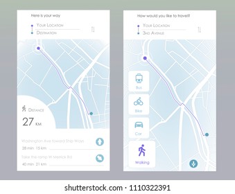 Dashboard theme creative infographic of city map navigation. Vector illustration.